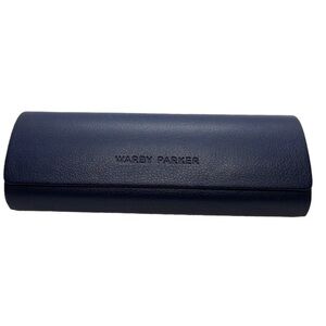 Warby Parker Hardshell‎ Blue Eyeglass/Sunglasses Flip Top Hard Case